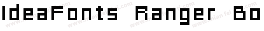 IdeaFonts Ranger Bold字体转换